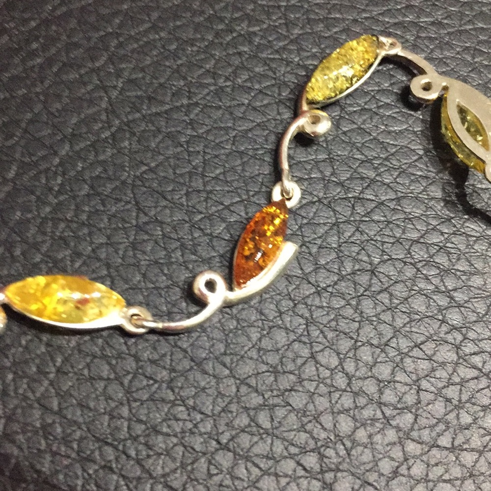 AMBER silver bracelet - Picture 3 of 5